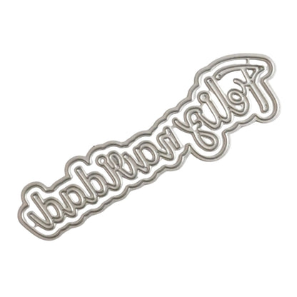 Suaje o Troquel “Feliz Navidad” Dados de Corte / Suajes / Troqueles Hobbees