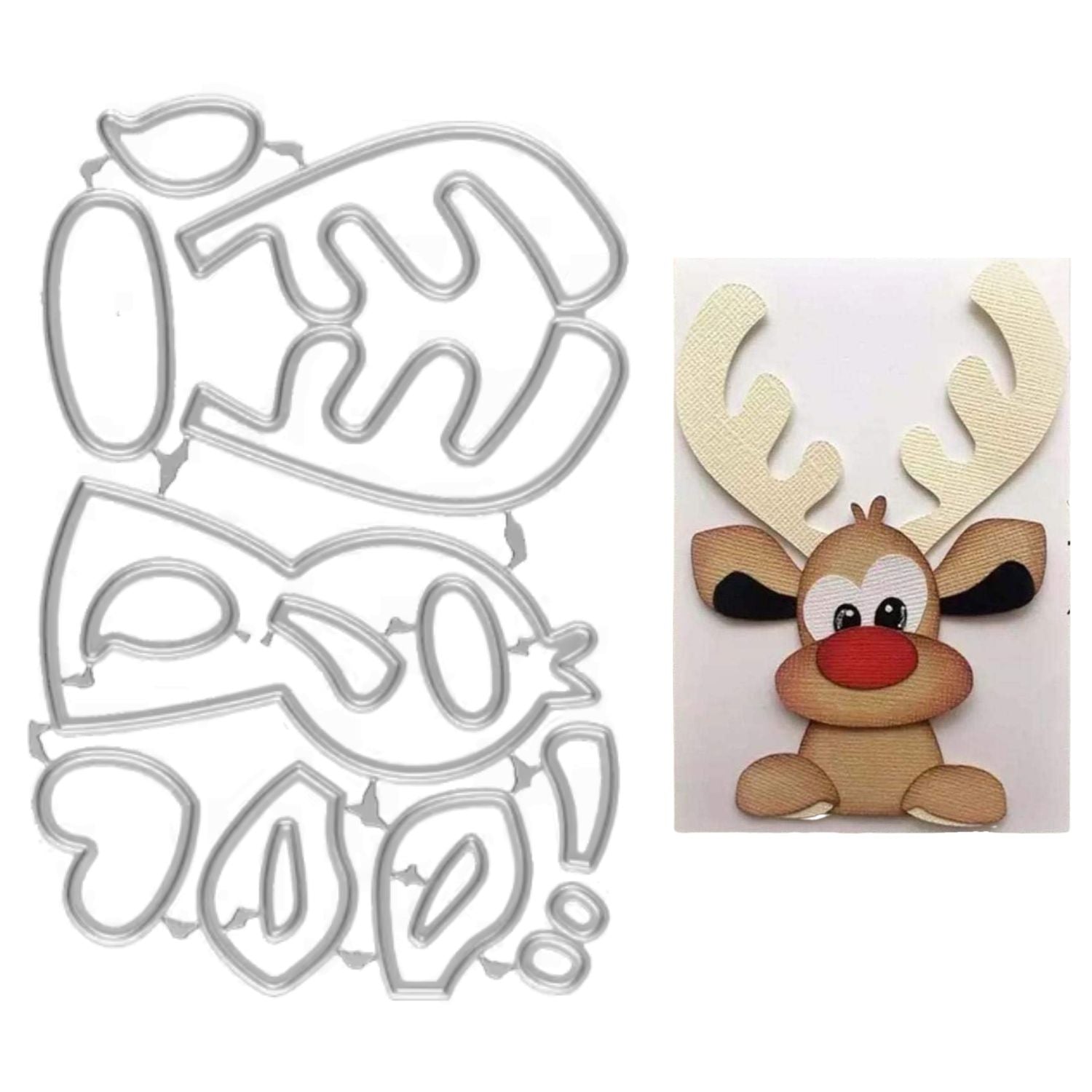 Suaje o Troquel Reno Narizón Dados de Corte / Suajes / Troqueles Hobbees