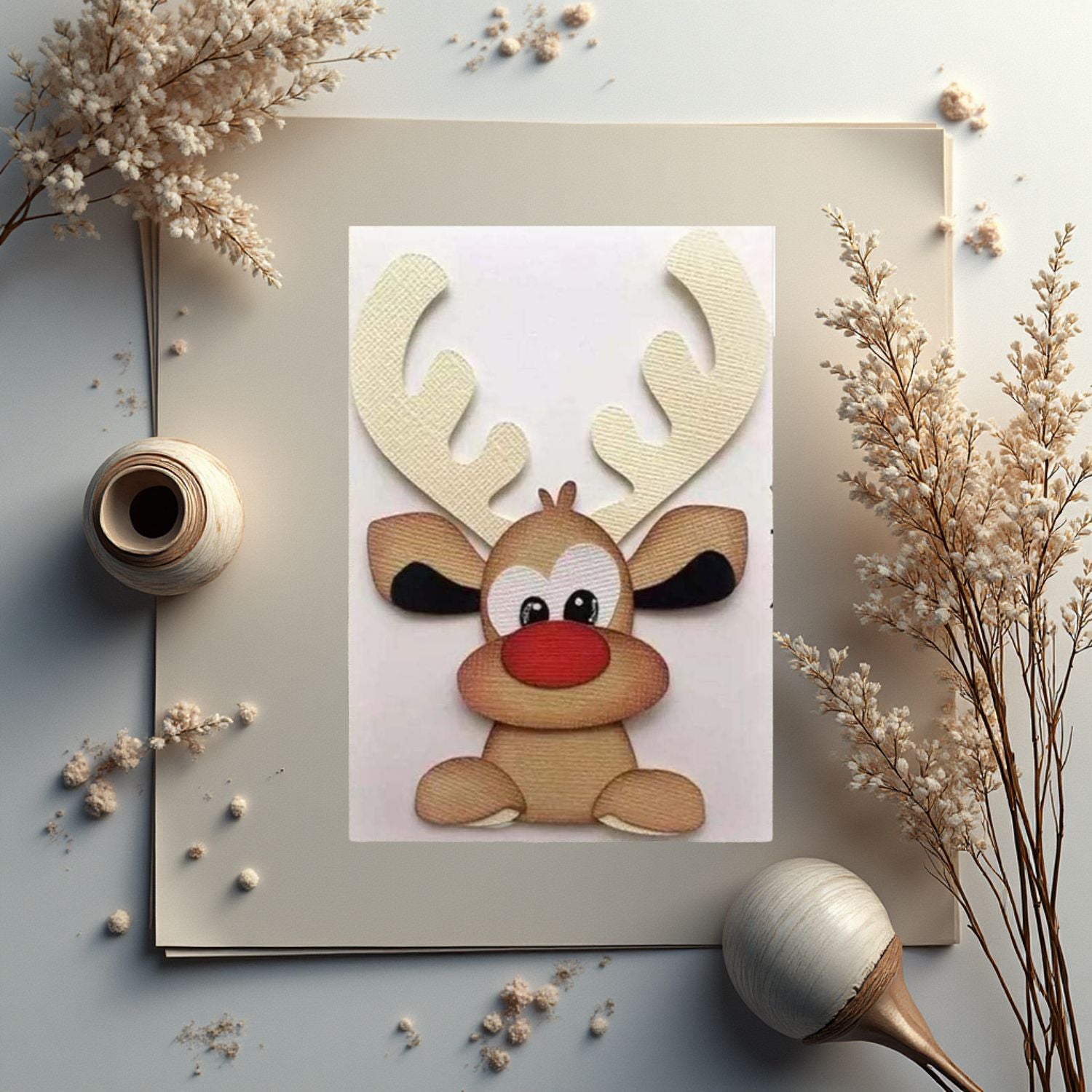 Suaje o Troquel Reno Narizón Dados de Corte / Suajes / Troqueles Hobbees