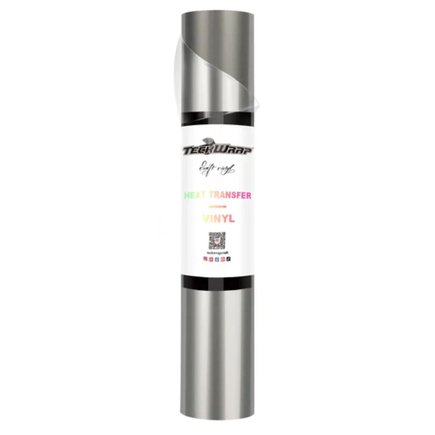 Simple Gray Metallic Pearlescent HTV / Vinil Termoadhesivo Perlado Metálico Gris Viniles Teckwrap