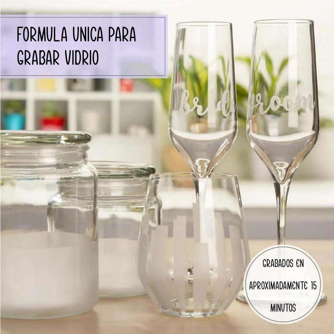 Glass Etching Cream / Crema Para Grabar Vidrio Pinturas Folkart