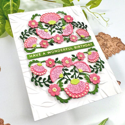 3D Embossing Folder Leafy / Folder de Relieve 3D Enredaderas Folders de Grabado Spellbinders