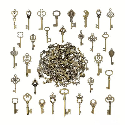 20 Mini Llaves Metálicas Vintage Mix