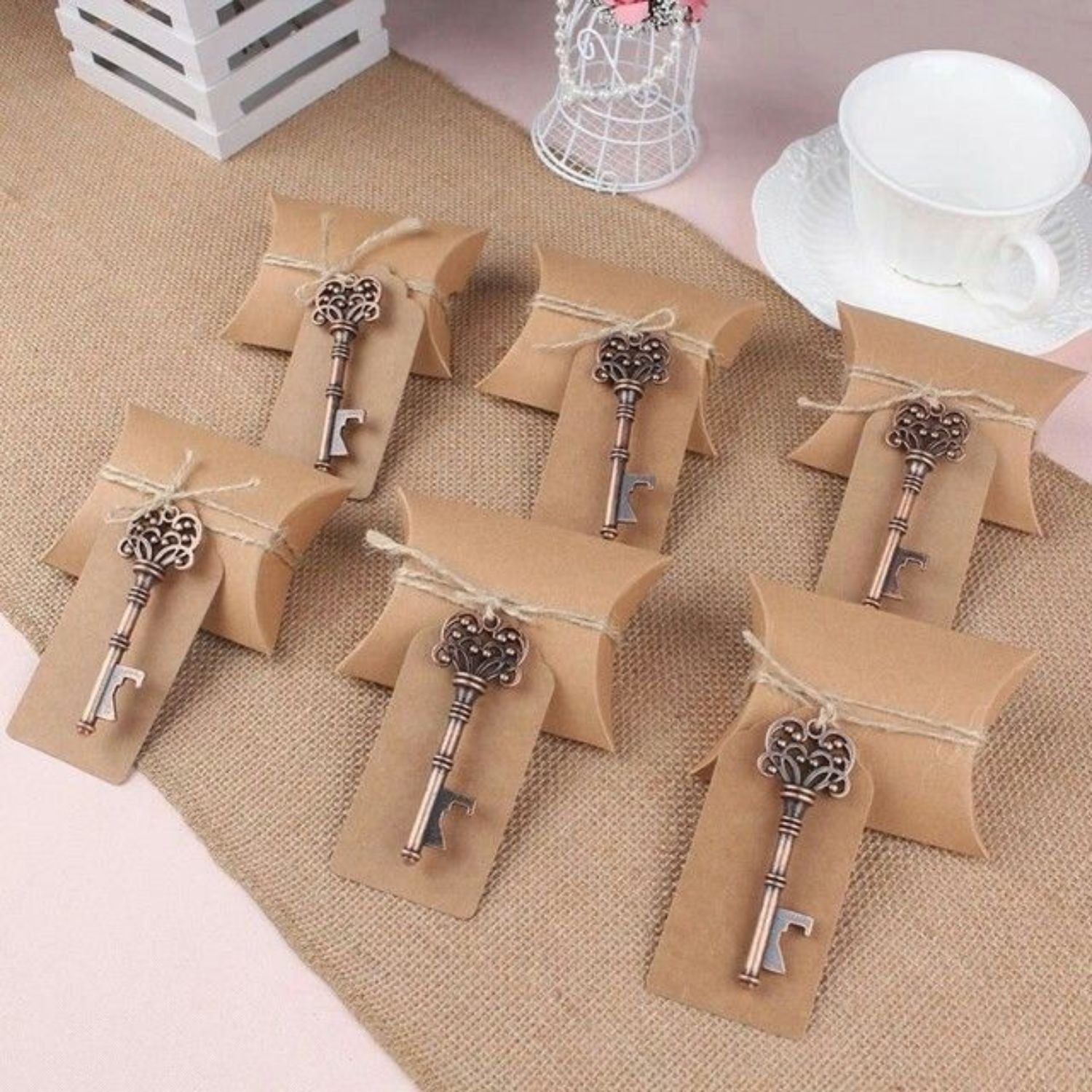 20 Mini Llaves Metálicas Vintage Mix