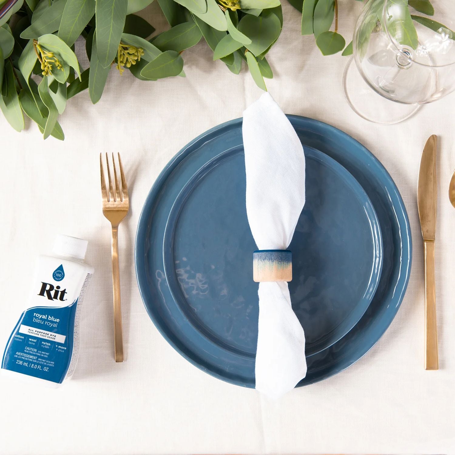 Rit Dye Liquid Royal Blue / Líquido Para Teñir Azul Real Pintura para Tela Rit