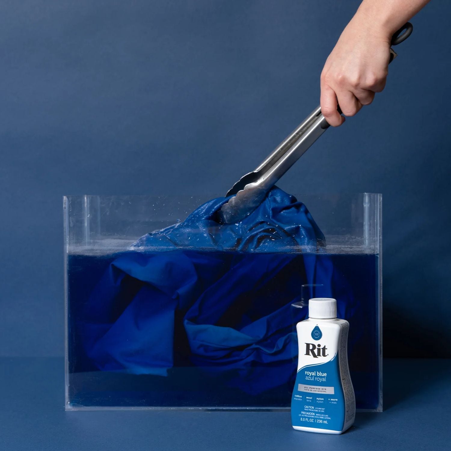 Rit Dye Liquid Royal Blue / Líquido Para Teñir Azul Real Pintura para Tela Rit
