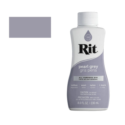Rit Dye Liquid Pearl Grey / Líquido Para Teñir Gris Perla Pintura para Tela Rit