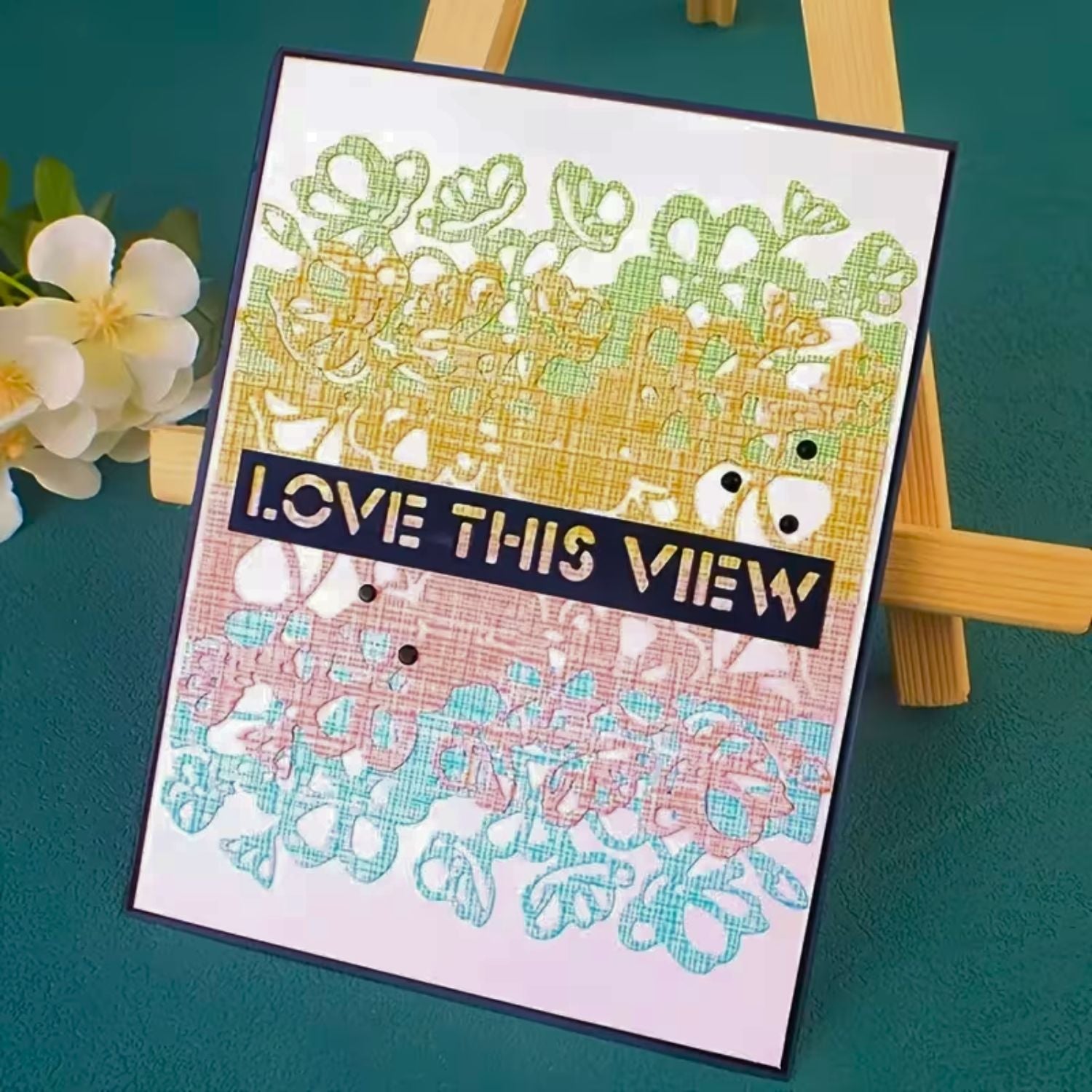 Suaje de Borde de Flores Caladas Pensamientos Dados de Corte / Suajes / Troqueles Hobbees