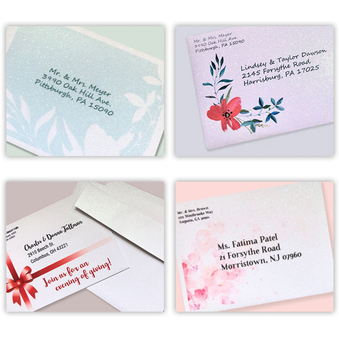 Inkjet Printable Glitter Envelopes A2 / Sobres Glitter Imprimibles Papel Harmony Paper