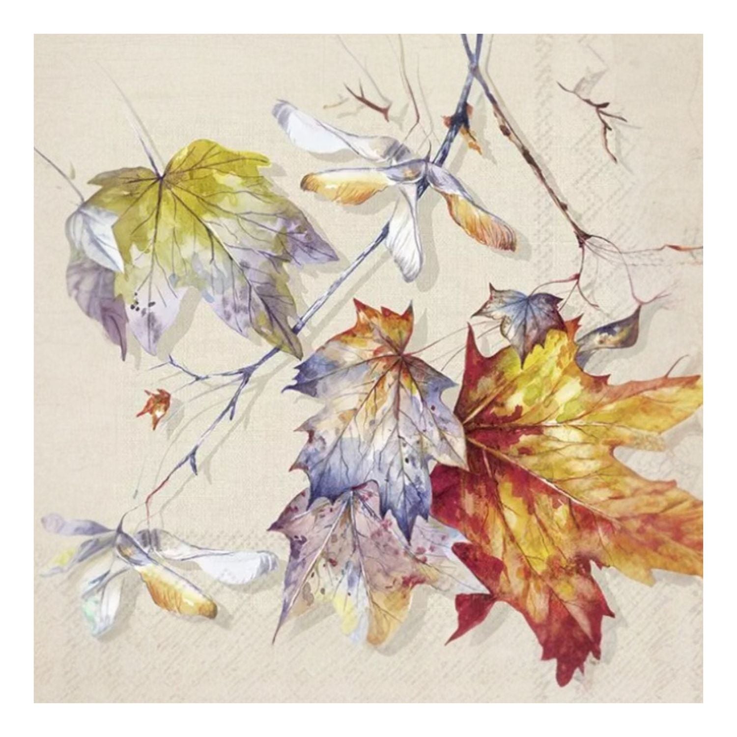 Servilleta de Papel Autumn Branch Cream 