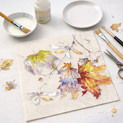 Servilleta de Papel Autumn Branch Cream 