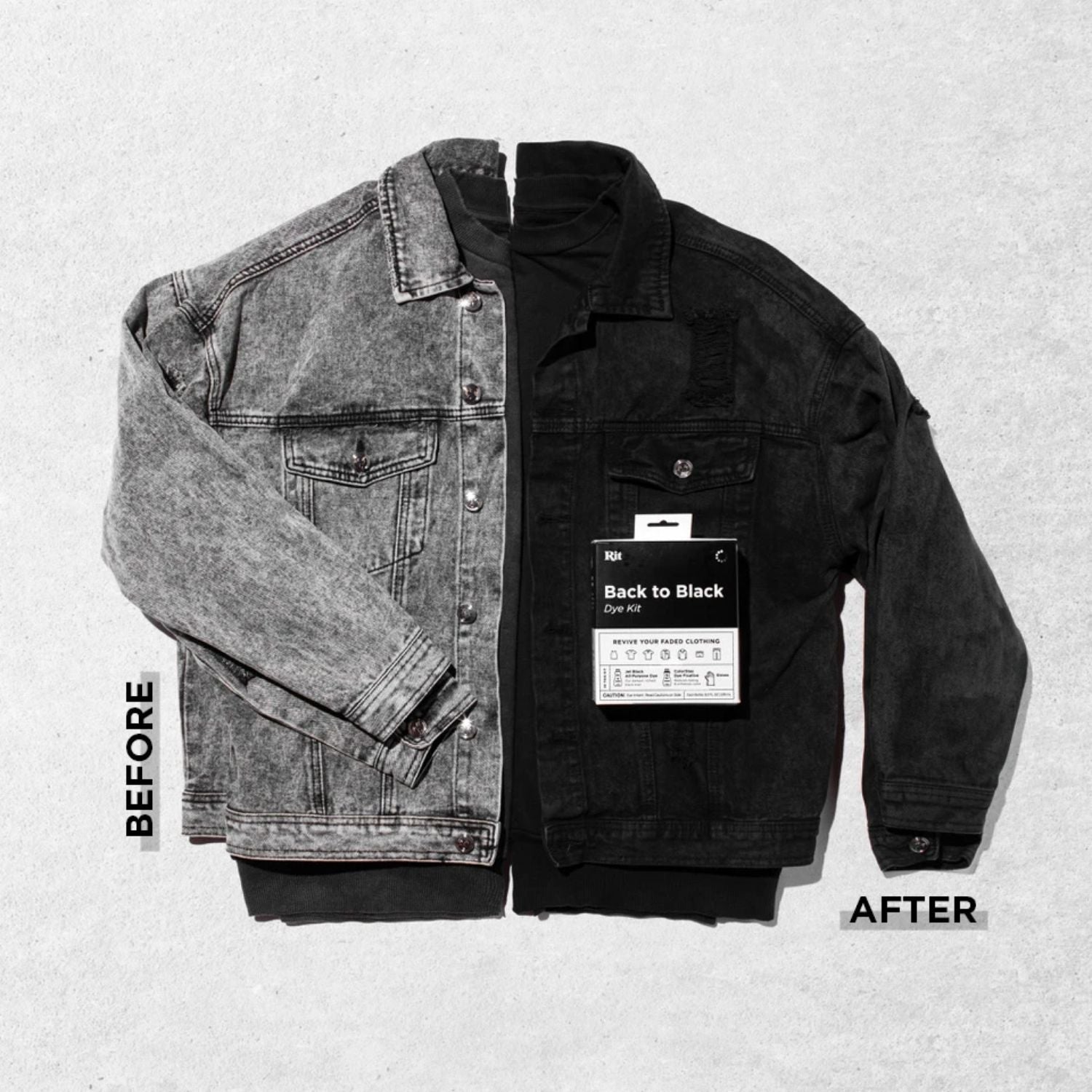 Tie-Dye Kit Back To Black / Colorante De Vuelta al Negro Pintura para Tela Rit