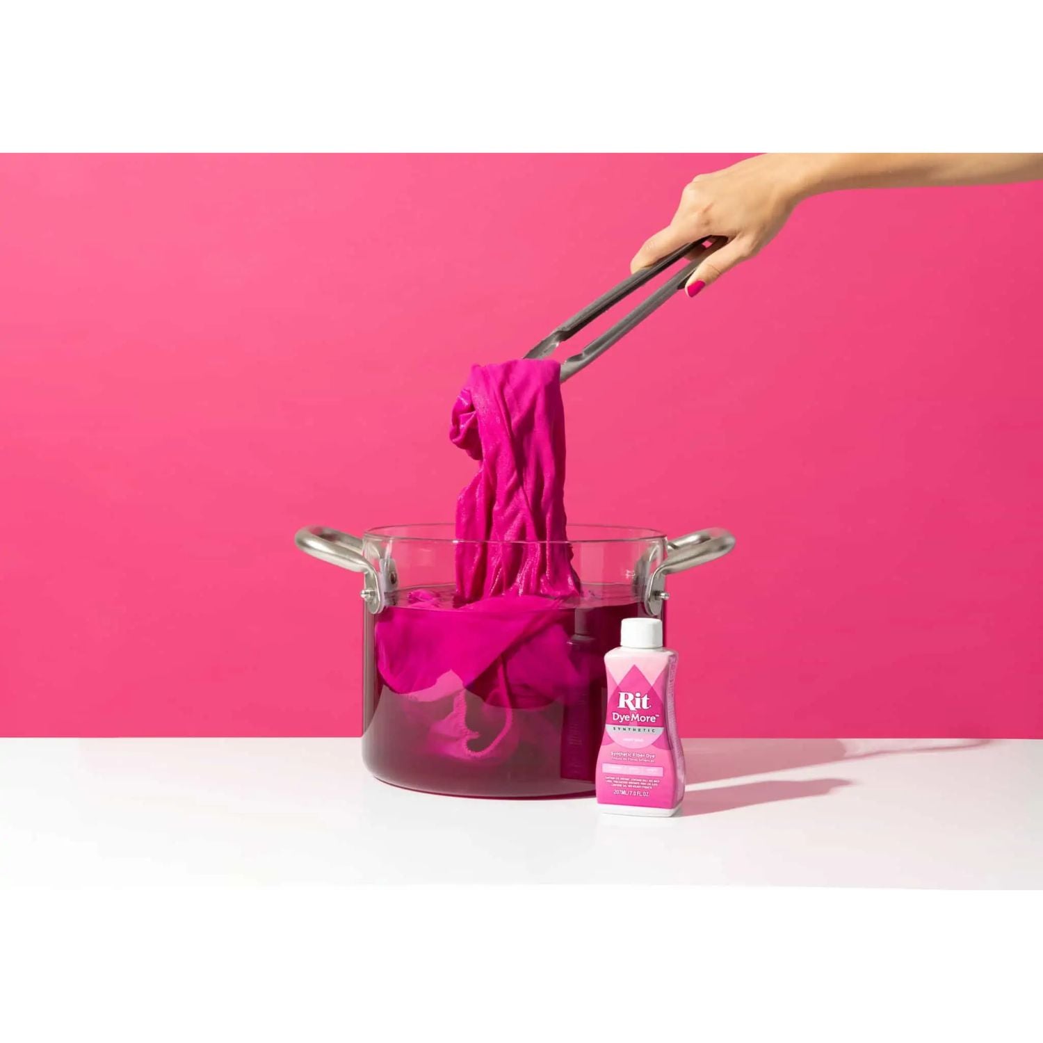 Rit DyeMore Liquid Super Pink / Líquido para Teñir Rosa Pintura para Tela Rit