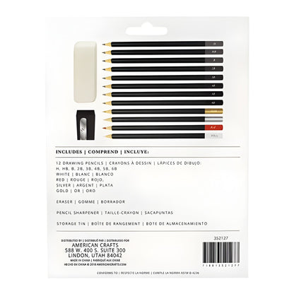 Drawing Set / Set de Dibujo 15 pz. Dibujo American Crafts