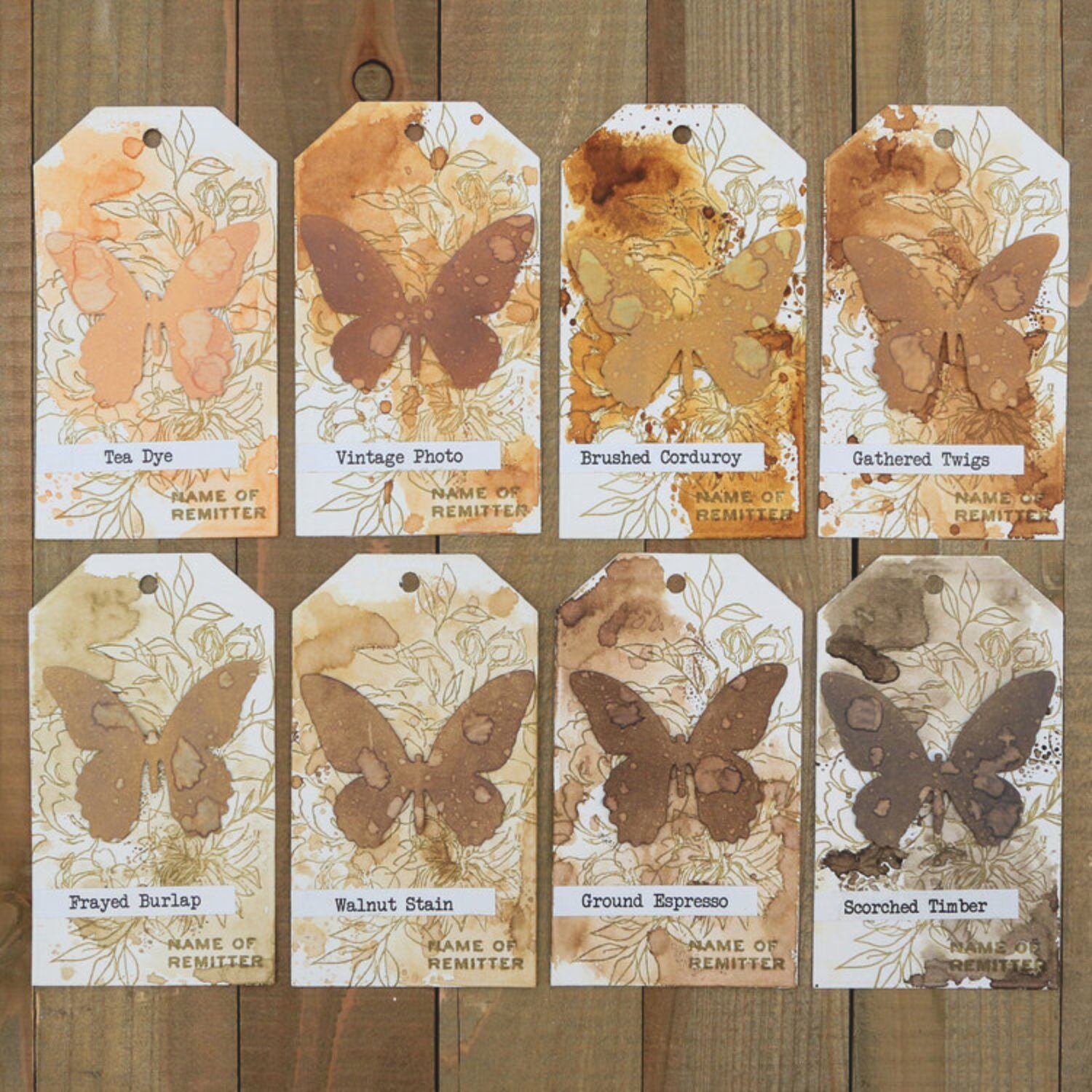 Tim Holtz Distress Oxide Gathered Twigs / Cojin de Tinta Efecto Oxidado Café Tintas Ranger