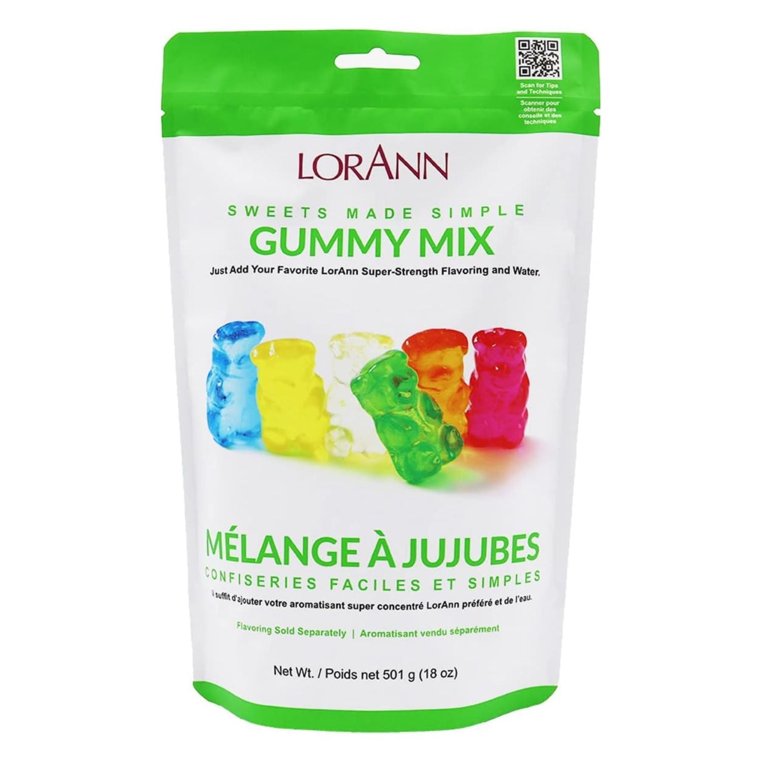 Gummy Mix / Polvo para Preparar Gomitas Repostería Lorann Gourmet
