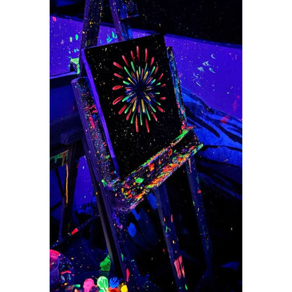 Glo Away Removable Paint / Pintura Lavable Brilla en la Oscuridad Acrìlicos Plaid