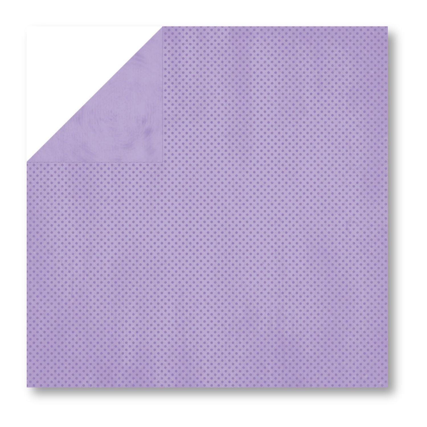 Lavender Dot Cardstock / Cartulina Textuizada de Puntitos Doble Cara Papel, Hojas Sueltas BoBunny