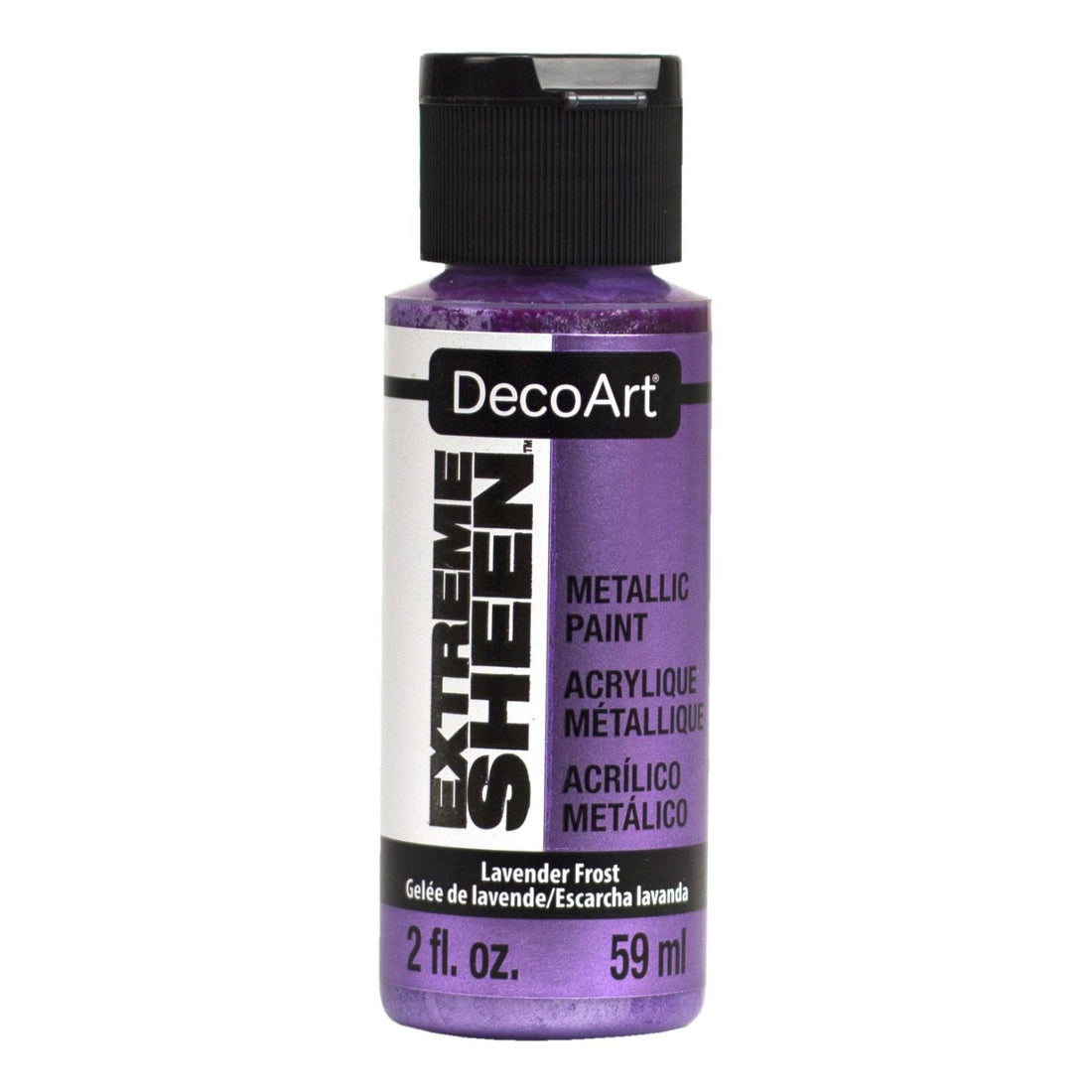 Extreme Sheen Lavender Frost Acrylic Paint / Pintura Acrílica Lavanda Metálica Acrìlicos DecoArt