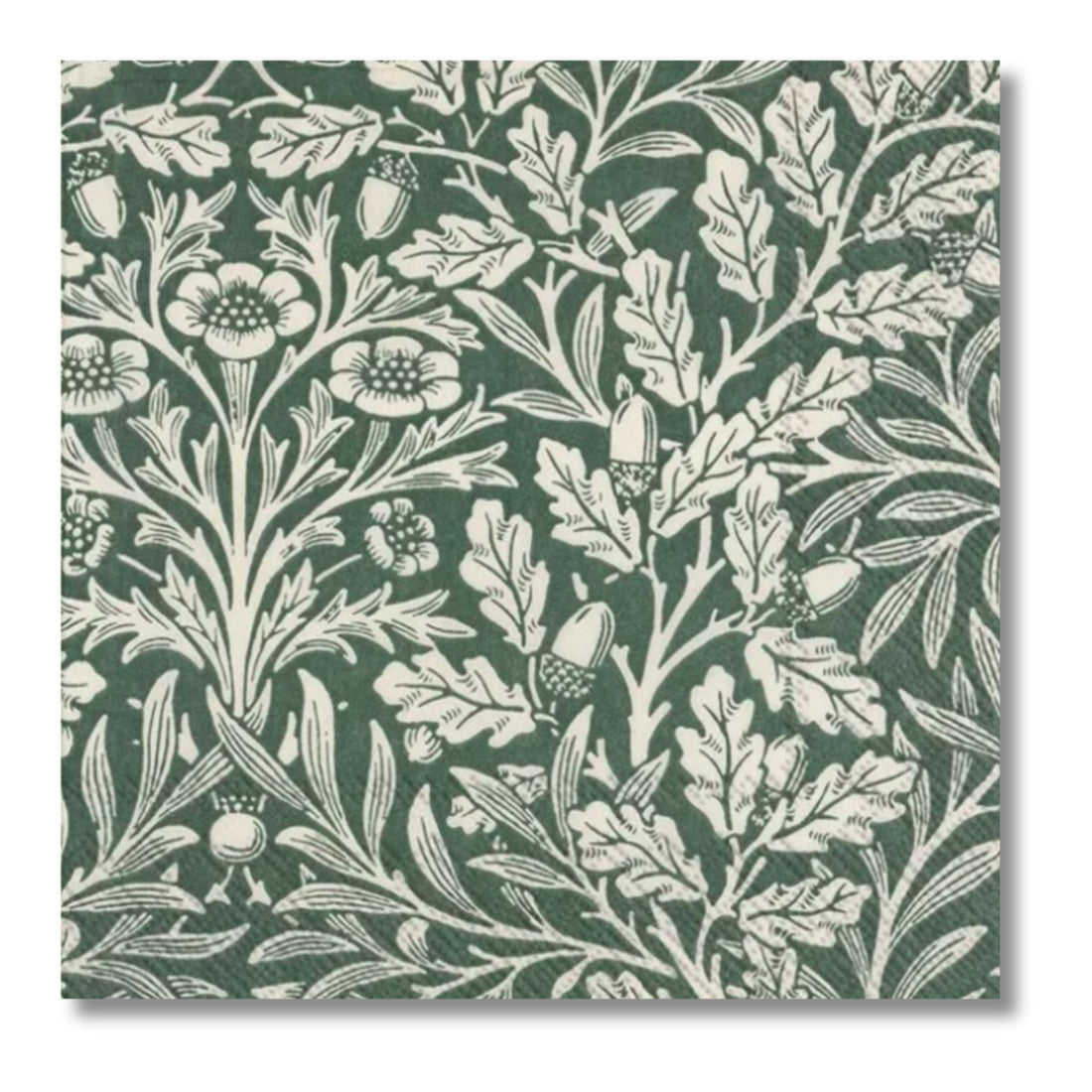 Servilleta de Papel Acorn V&amp;A Green Linen 
