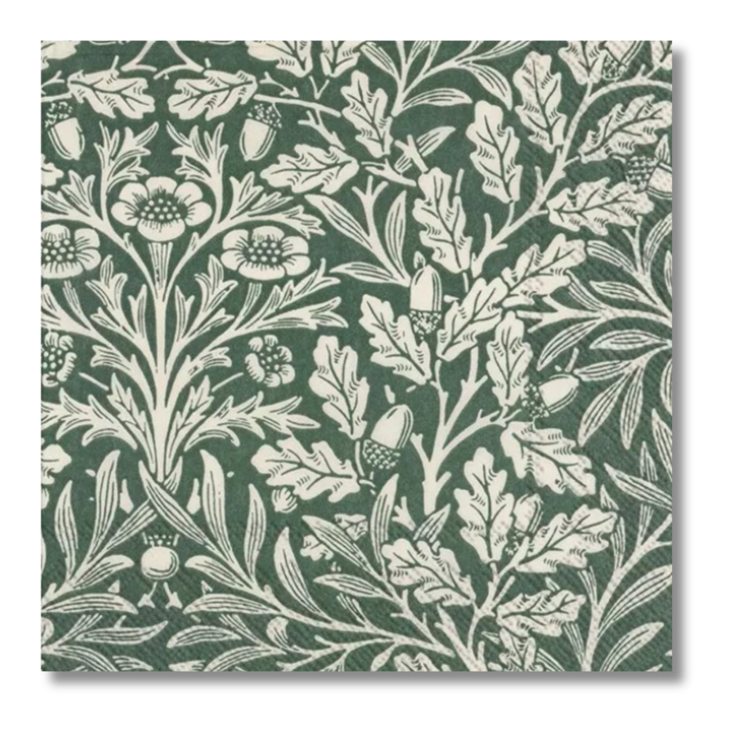 Servilleta de Papel Acorn V&amp;A Green Linen 