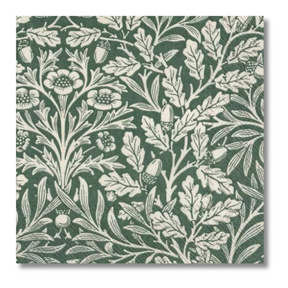 Servilleta de Papel Acorn V&amp;A Green Linen 