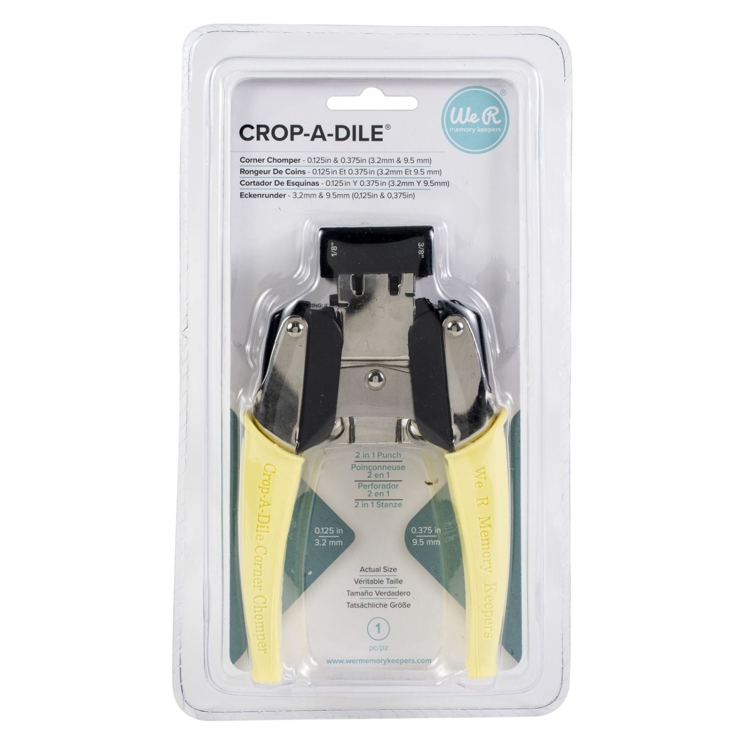 Retro Corner Chomper Rounder Radius / Redondeadora de Esquinas Perforadoras We R Memory Keepers