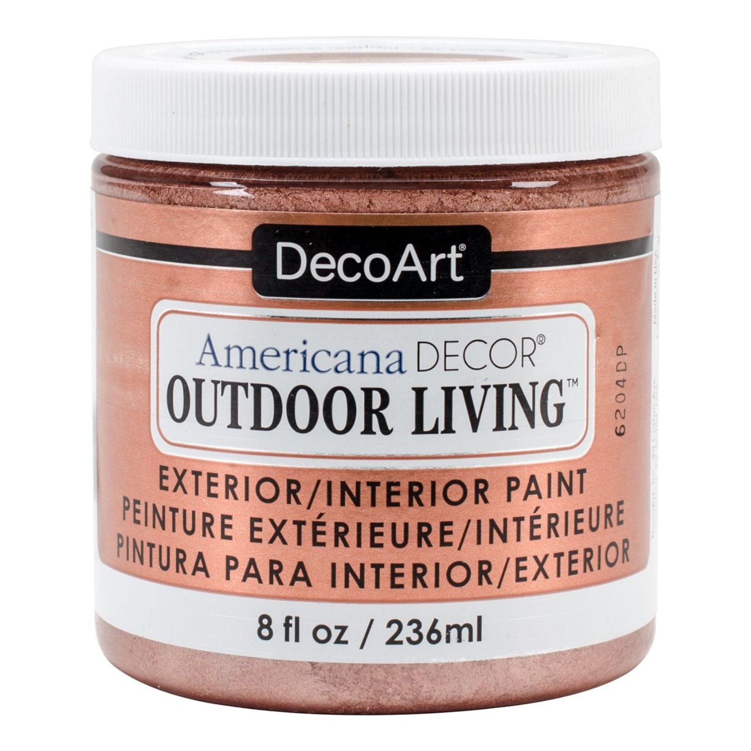 Americana Metallic Paint Rose Gold / Pintura Metálica Oro Rosa Pintura DecoArt