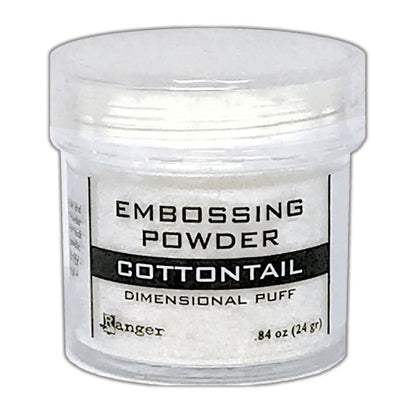 Embossing Powder Cottontail / Polvo de Embossing Conejo Blanco Polvos de Embossing Ranger