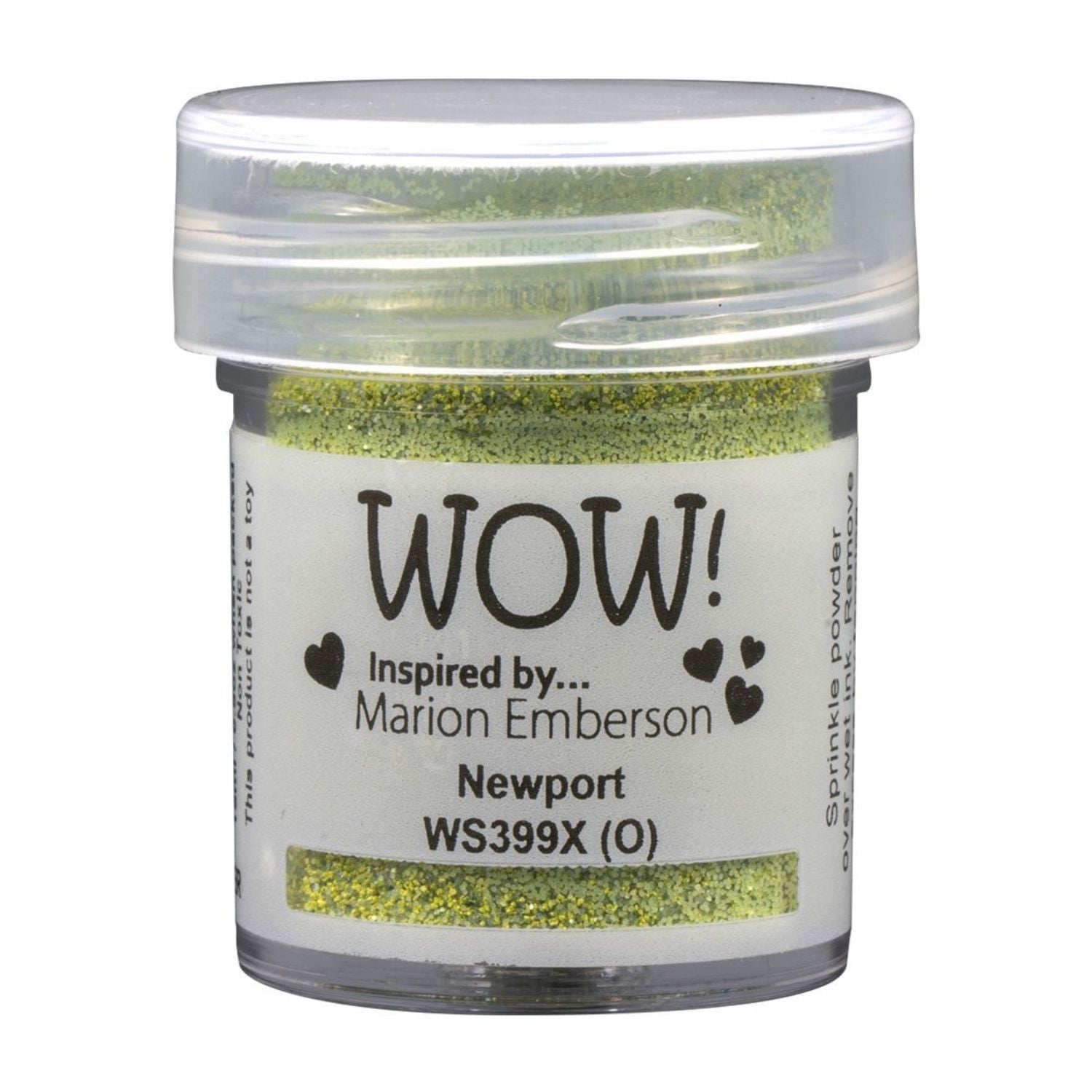 Newport Embossing Powder / Polvo de Embossing Verde Polvos de Embossing Wow!