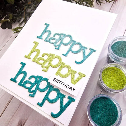 Newport Embossing Powder / Polvo de Embossing Verde Polvos de Embossing Wow!