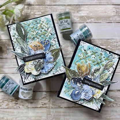 Newport Embossing Powder / Polvo de Embossing Verde Polvos de Embossing Wow!