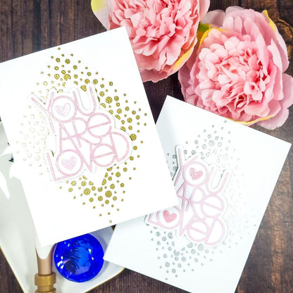 Dappled Peach Embossing Powder / Polvo de Embossing Durazno Moteado Polvos de Embossing Wow!