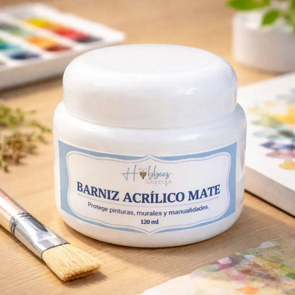 Barniz Sellador Acrílico Mate Pinturas Hobbees