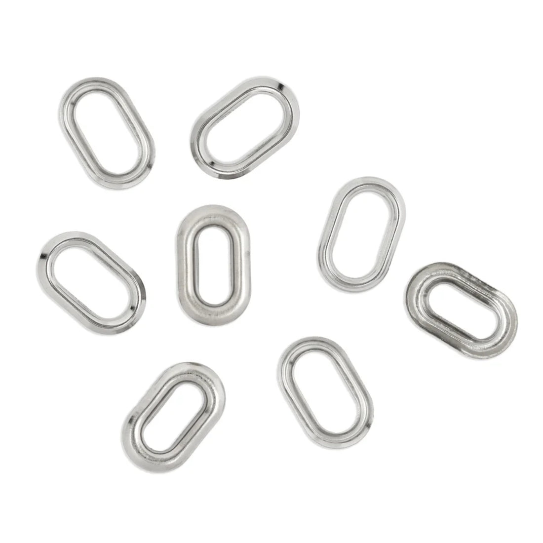 Silver Oval Eyelets / Ojillos Ovalados Plateados Eyelets, Ojilos We R Makers