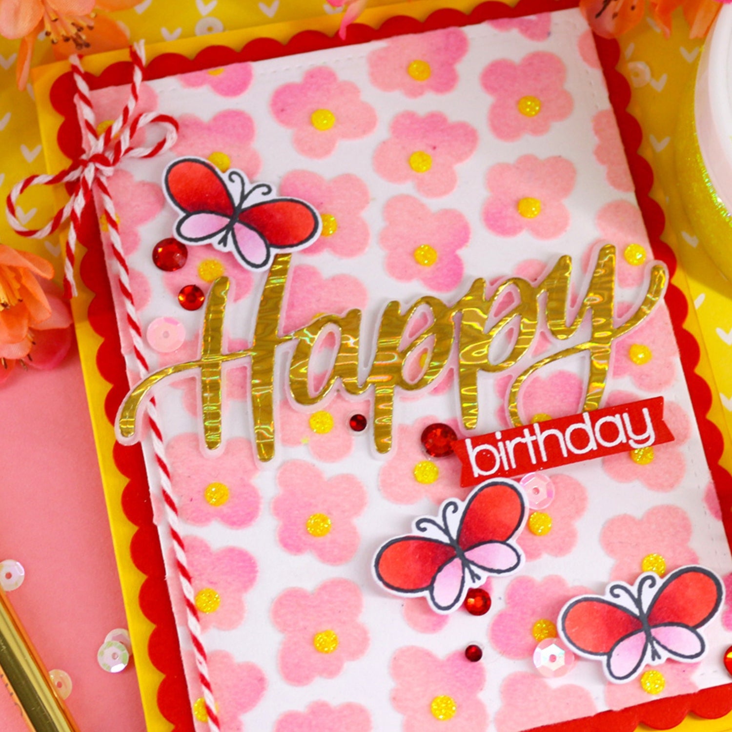 Transfer Foil Firelight 6 x 6"/ 12 Hojas de Foil Reactivo al Toner Adornos / Embellishments Therm O Web