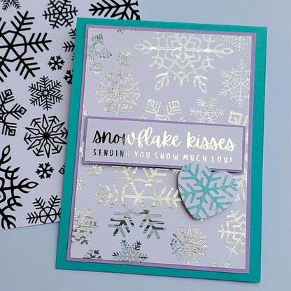Transfer Foil Icy 6 x 6" / 12 Hojas de Foil Reactivo al Toner Adornos / Embellishments Therm O Web