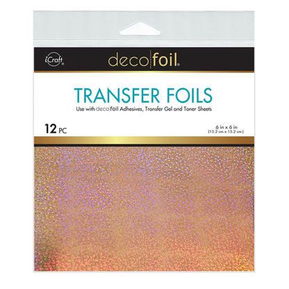 Foil Sparkling Cider 6 x 6"/ 12 Hojas de Foil Reactivo al Toner Champagne Adornos / Embellishments Therm O Web