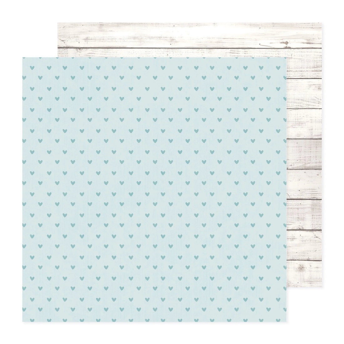 Blue Hearts, Hello Little Boy Double-Sided Cardstock / Cartulina Estampada Doble Cara 12" Papel, Hojas Sueltas American Crafts
