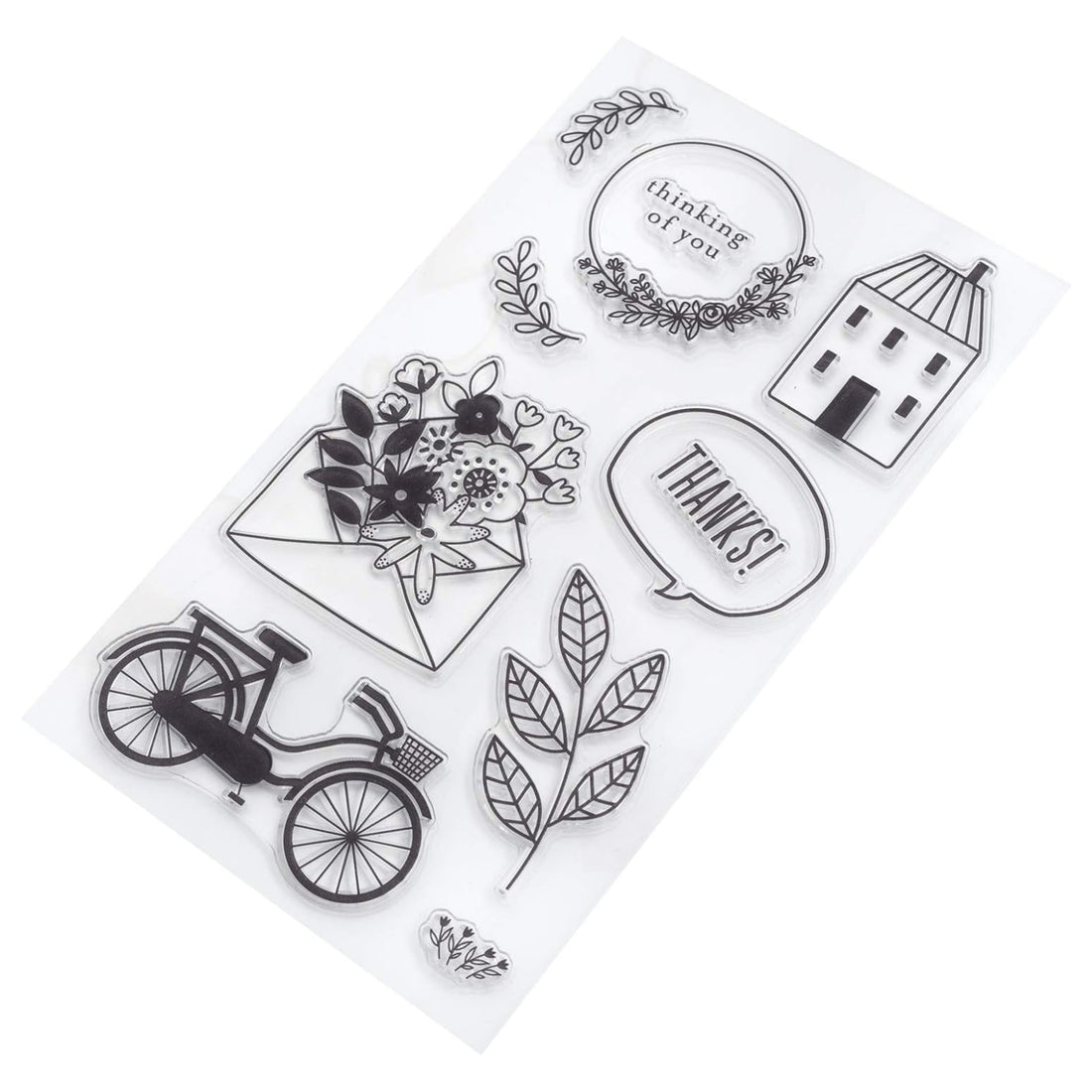 This is Family Clear Stamps / Sellos de Polímero Familia Sellos JEN HADFIELD