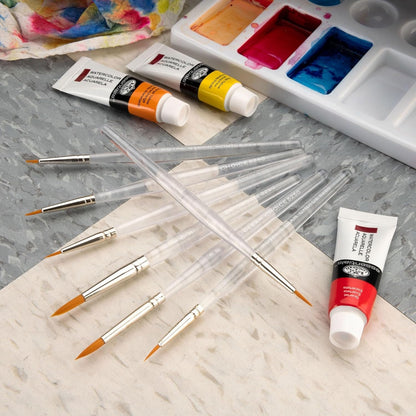 Gold Taklon Value Pack Brush Set / Set de Pinceles de Cerda Taklon Pinceles y Brochas Royal Langnickel