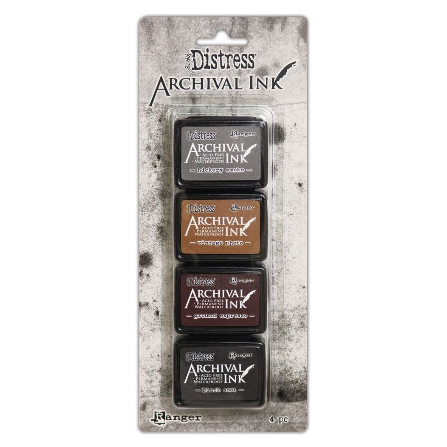 Distress Archival Mini Ink Kit 3 / Kit 3 Mini Tintas Distress Archival Tintas Ranger