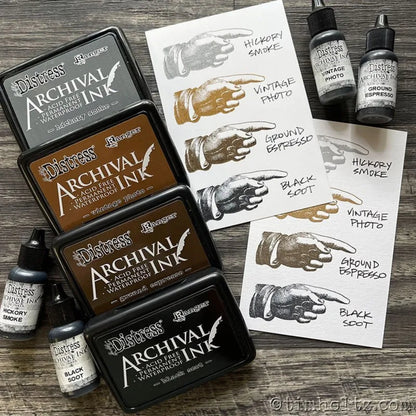 Distress Archival Mini Ink Kit 3 / Kit 3 Mini Tintas Distress Archival Tintas Ranger