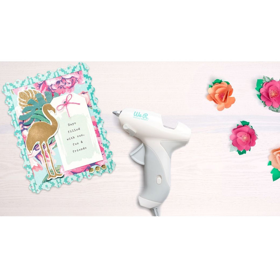USB Power Tools Mini Glue Gun / Pistola de Silicón USB Herramientas We R Memory Keepers