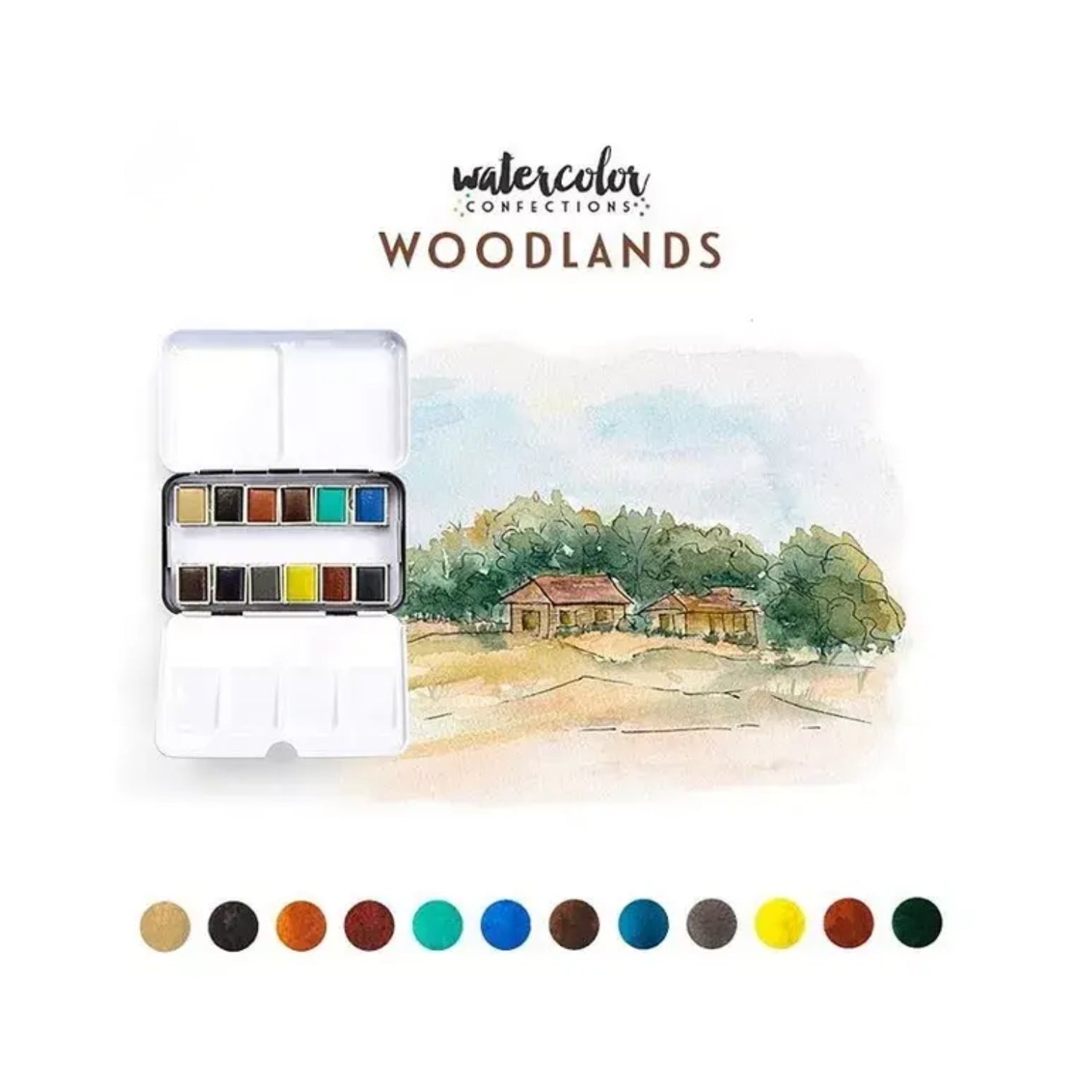 Watercolor Paint Set / 12 Tubos de Acuarela Acuarela Prima Marketing