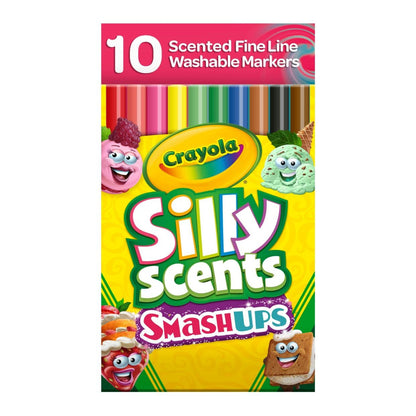 Silly Scents Washable Slim Markers / Plumones Lavables con Olor Marcadores &amp; Plumones Crayola