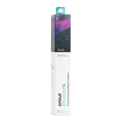 Infusible Ink Transfer Sheet Galaxy / 2 Hojas de Transferencia de Tinta Galaxia Plotter Accesorios Cricut
