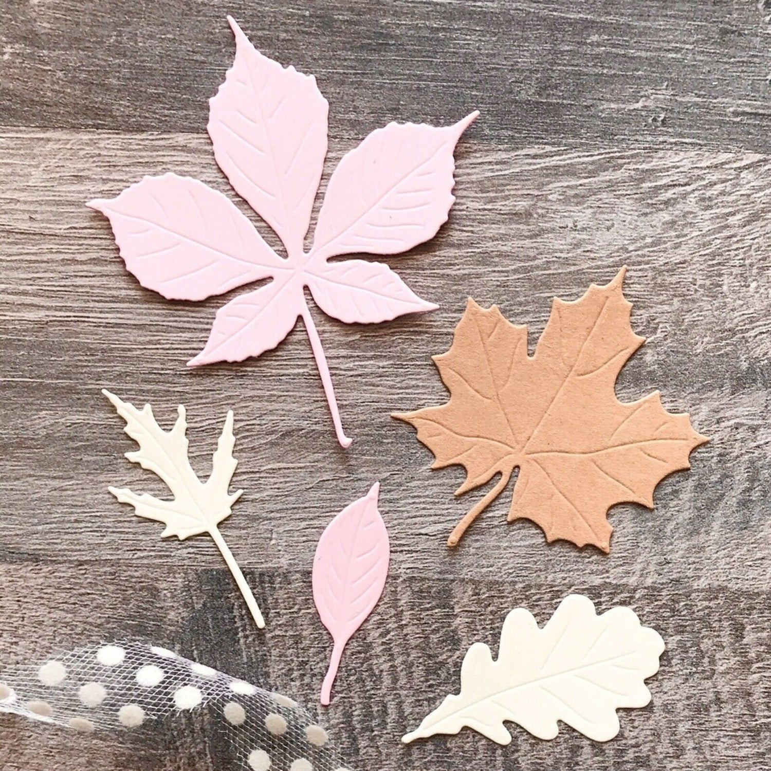 Suajes de Hojas de Maple 