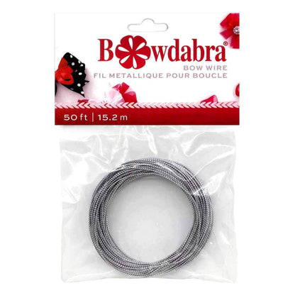 Bowdabra Bow Wire Silver/ Alambre Plateado para Moños Accesorios Darice