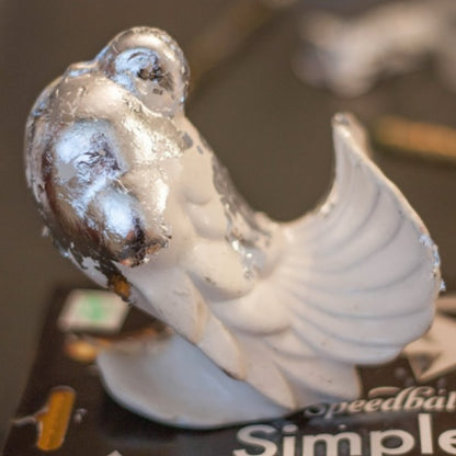 Silver Metal Leaf / 25 Láminas de Hoja de Plata Acetato y Especializados Speedball